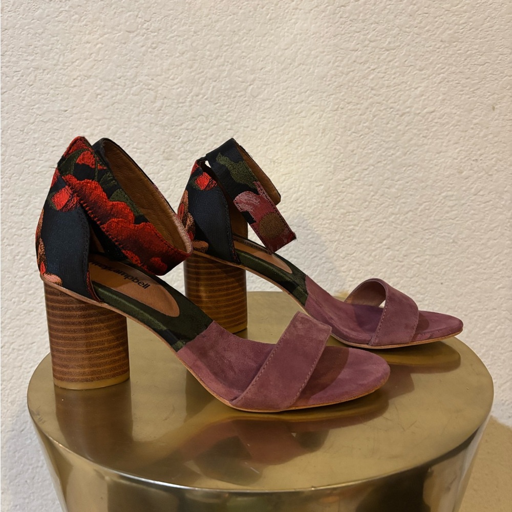 Jeffrey Campbell Purple and Red Heels
